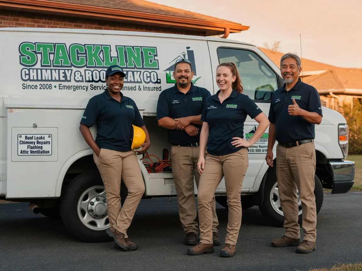 Chimney flashing repair company in North Canton, CT
